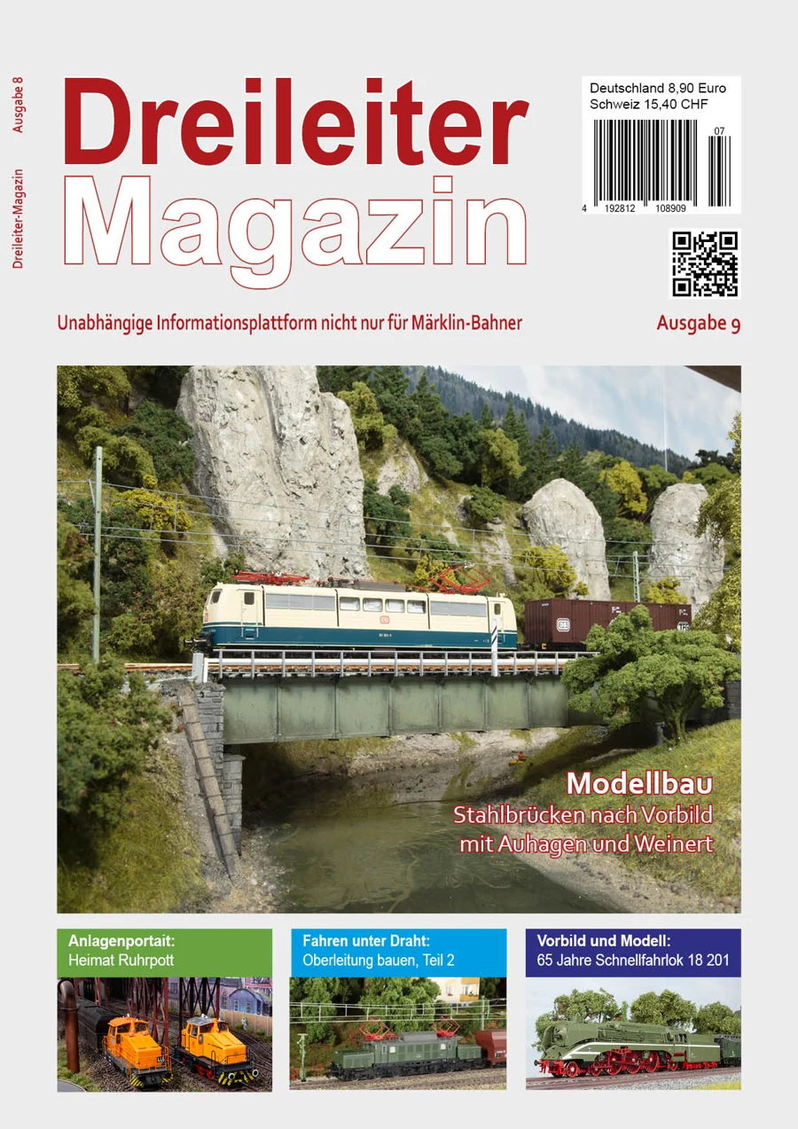 Originalschriftzug Dreileiter-Magazin